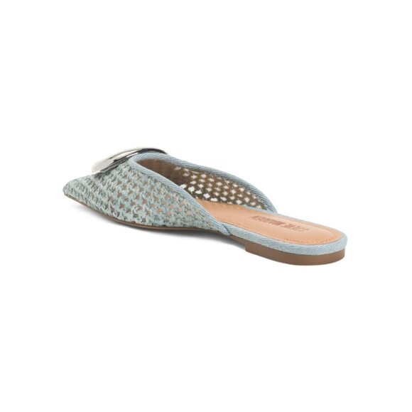 STEVE MADDEN denim Ira Denimbuckle Mules - Picture 2 of 2